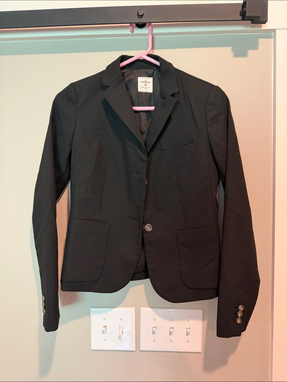 GAP Women's Black Two-Button Blazer